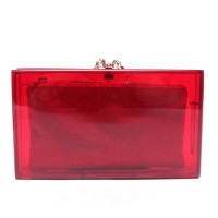 Charlotte Olympia Clutch Bag in Red