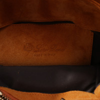 Loro Piana Clutch Bag Leather in Orange
