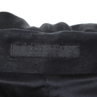 The Row Suede pants in black