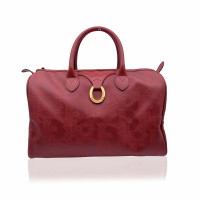 Christian Dior Handbag Canvas in Red