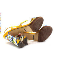Dolce & Gabbana Sandals Leather in Yellow