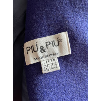 Piu & Piu Jacket/Coat Wool in Blue