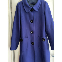 Piu & Piu Jacket/Coat Wool in Blue