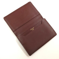 Cartier Bag/Purse Leather in Bordeaux