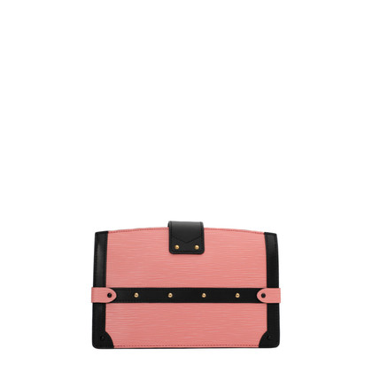 Louis Vuitton Petite Malle aus Leder in Rosa / Pink