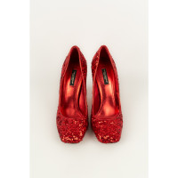 Dolce & Gabbana Pumps/Peeptoes Leather in Red