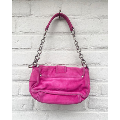 Prada Handtasche aus Wildleder in Rosa / Pink