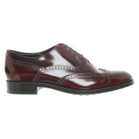 Tod's Lace-up shoes in burgundy
