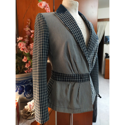 Moschino Love Jacke/Mantel aus Baumwolle in Blau