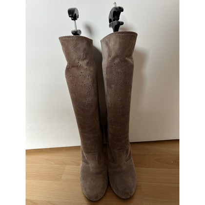 Le Silla  Boots Leather in Taupe