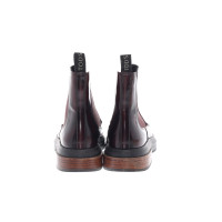 Tod's Ankle boots Leather in Bordeaux