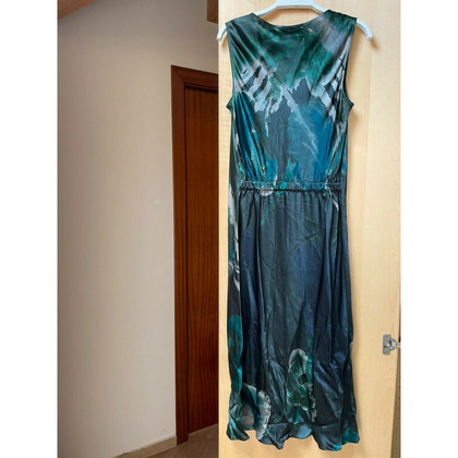 Max Mara Dress Silk in Petrol
