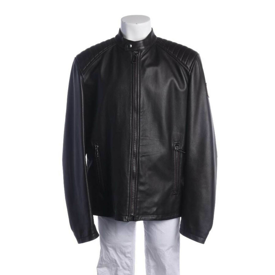 Belstaff Jas/Mantel Leer in Bruin