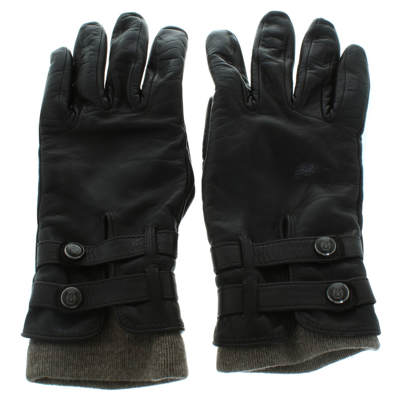 Andere merken Lederen handschoenen in donkerbruin