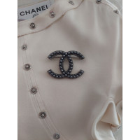 Chanel Broche en Perles en Gris