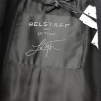 Belstaff Jacke/Mantel aus Wolle in Blau
