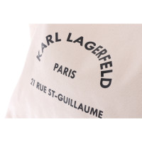 Karl Lagerfeld Shopper en Coton en Crème