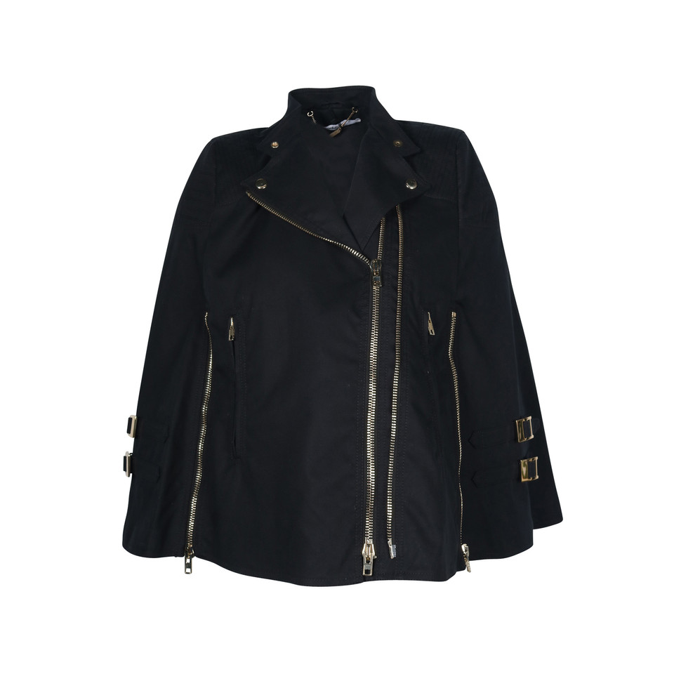 Givenchy Jacke/Mantel aus Baumwolle in Schwarz