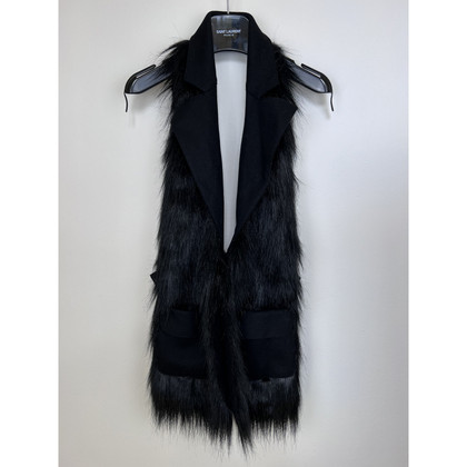 Emporio Armani Vest Wool in Black