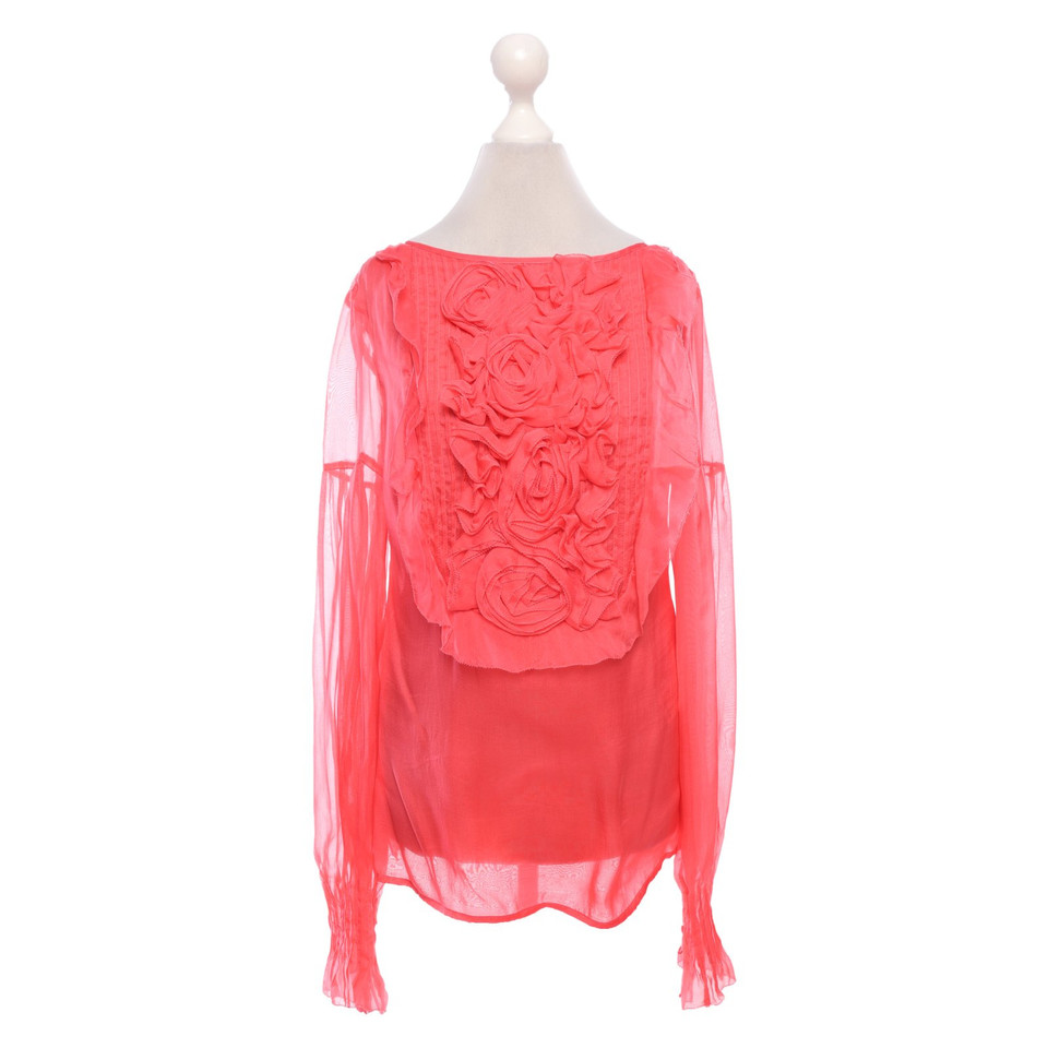 Ermanno Scervino Top Silk in Pink