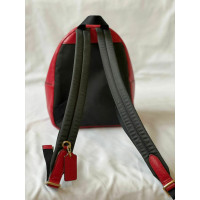 Coach Backpack Canvas in Red
