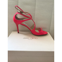 Jimmy Choo Sandals Leather in Pink