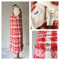 Msgm Kleid aus Baumwolle in Rot