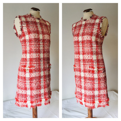 Msgm Kleid aus Baumwolle in Rot