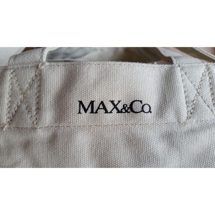Max & Co Shopper aus Baumwolle in Creme
