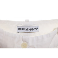 Dolce & Gabbana Paire de Pantalon en Blanc