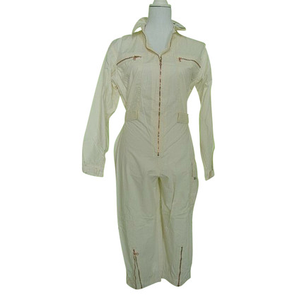 Dkny Jumpsuit Cotton in Cream