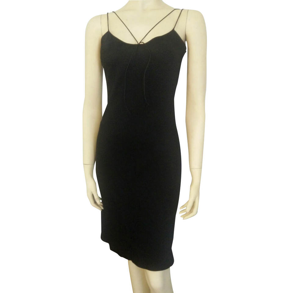 John Galliano Kleid in Schwarz