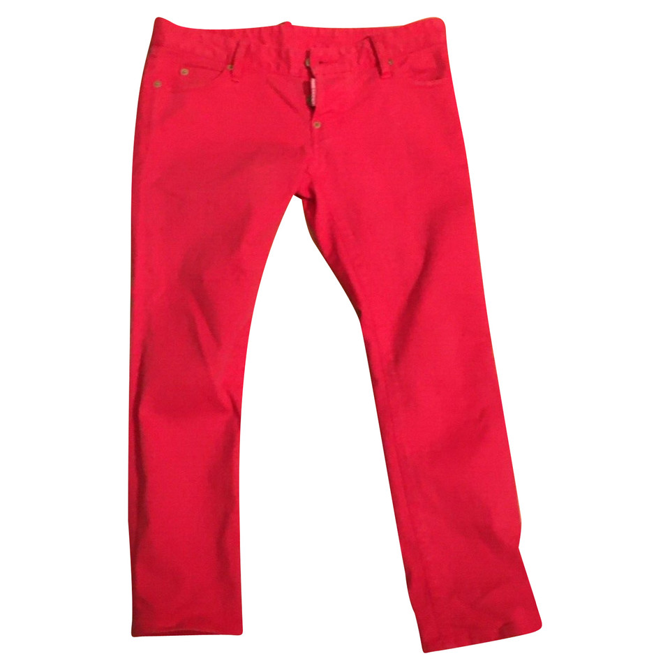 Dsquared2 Paio di Pantaloni in Rosso