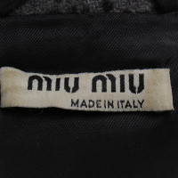 Miu Miu Wool coat in black