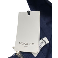 Mugler Dress Cotton in Blue