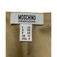 Moschino Kleid aus Seide in Beige