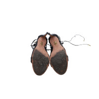 Aquazzura Sandals Leather in Black