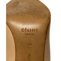 Céline Pumps/Peeptoes aus Leder in Nude
