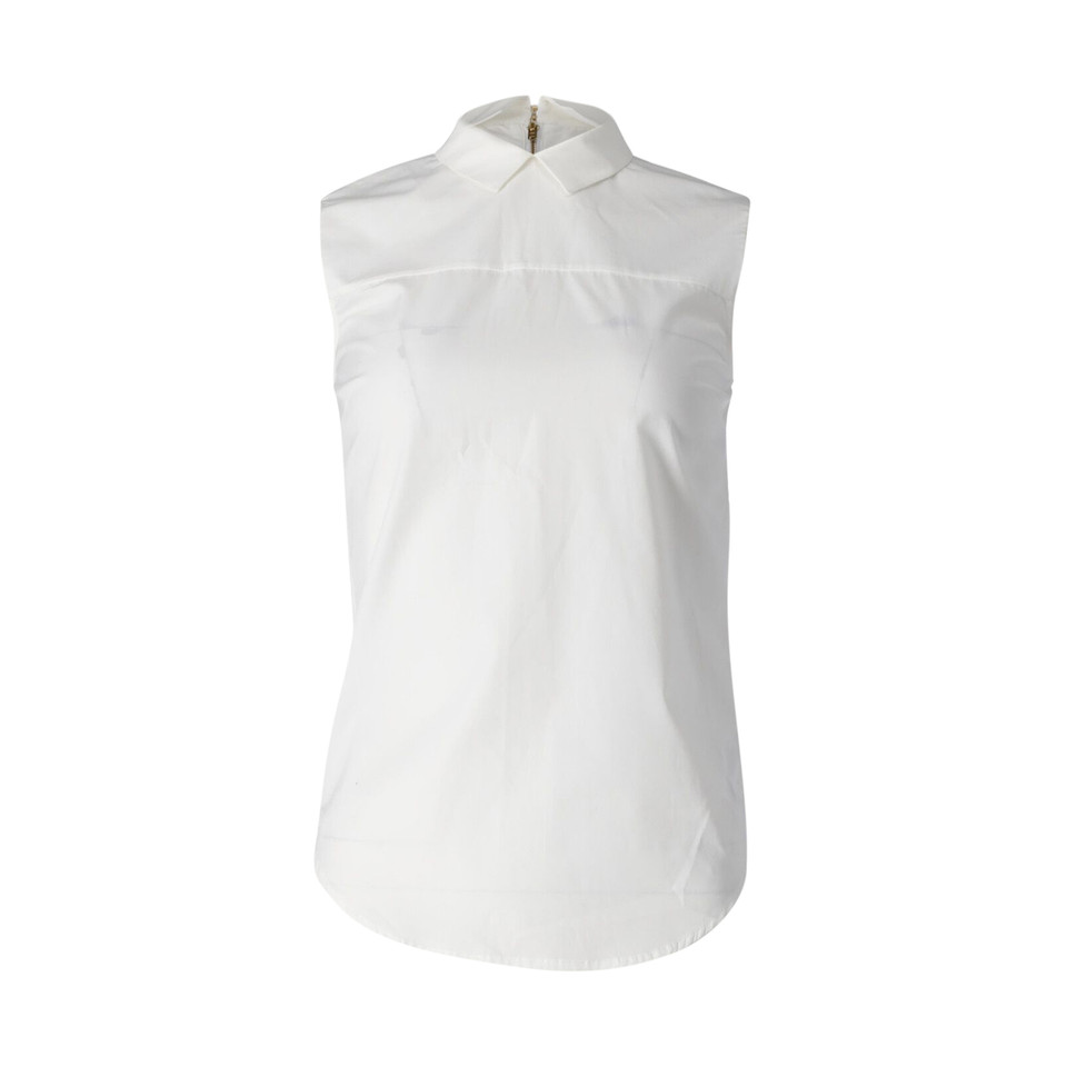 Victoria Beckham Top en Coton en Blanc