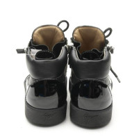 Giuseppe Zanotti Chaussures de sport en Cuir en Noir