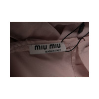 Miu Miu Oberteil aus Seide in Rosa / Pink