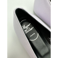 Roger Vivier Slippers/Ballerinas Leather in Violet