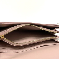 Céline Flap Wallet Long Leather in Beige