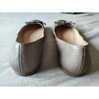Fendi Slippers/Ballerinas Leather in Grey