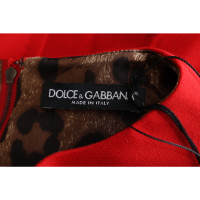 Dolce & Gabbana Kleid aus Wolle in Rot