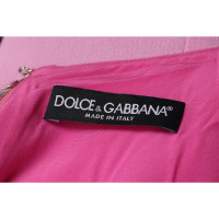 Dolce & Gabbana Robe en Laine en Rose/pink