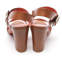 Santoni Sandals Leather in Brown