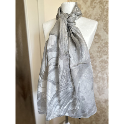 Emporio Armani Scarf/Shawl Silk in Silvery