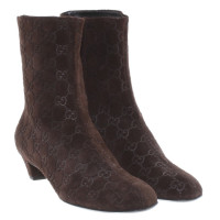 Gucci Ankle boots brown suede