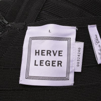 Hervé Léger Vestito aderente in nero